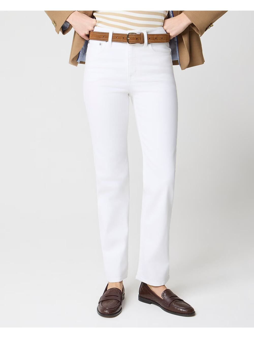 J Crew Women’s 29 Tall Jeans Straight Mid Rise Cotton Stretch Denim 31" Inseam
